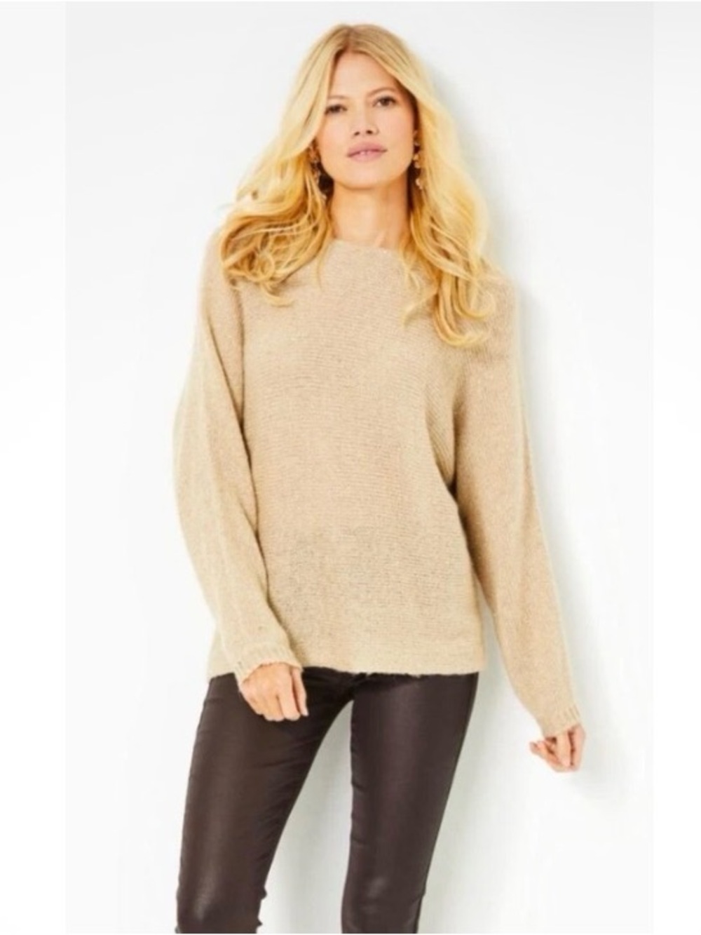 Lilly Pulitzer Soleen Shimmering Gold Sequin Sweater